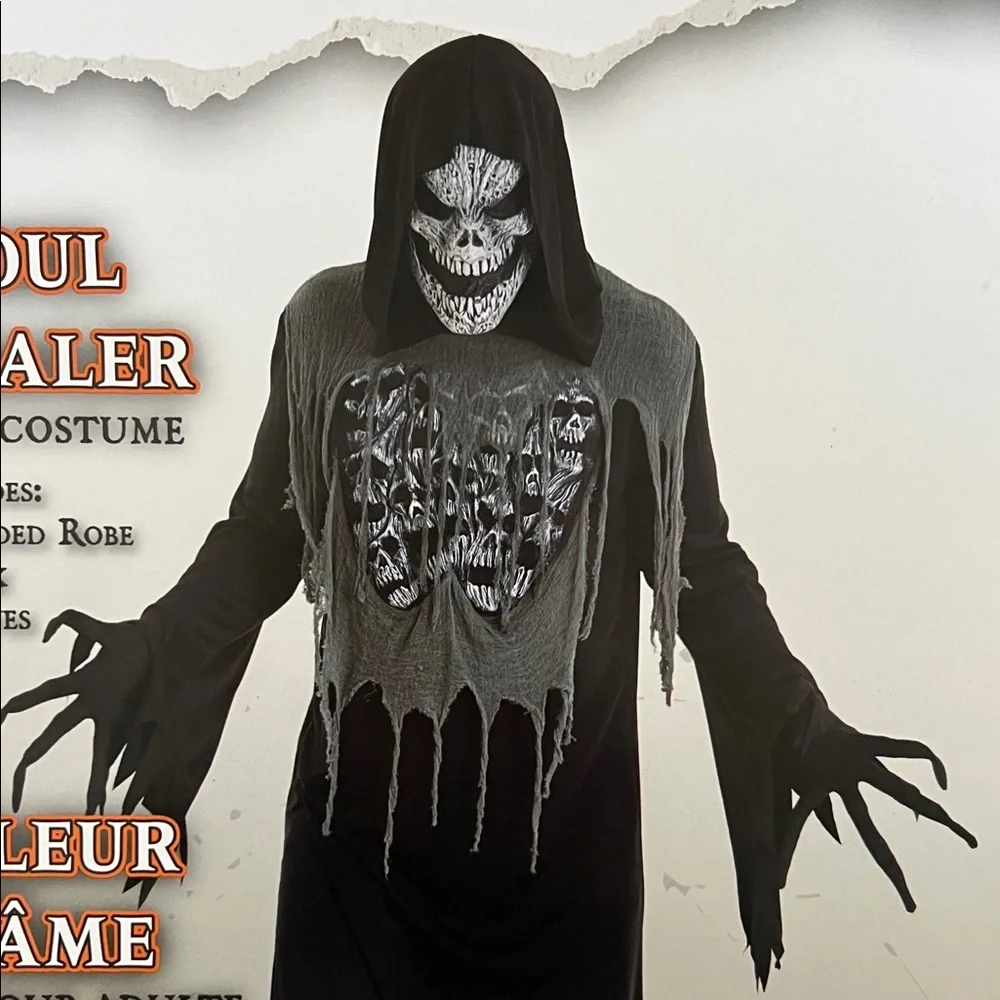 EUC - Soul Stealer Adult Costume - Black - Picture 3 of 12